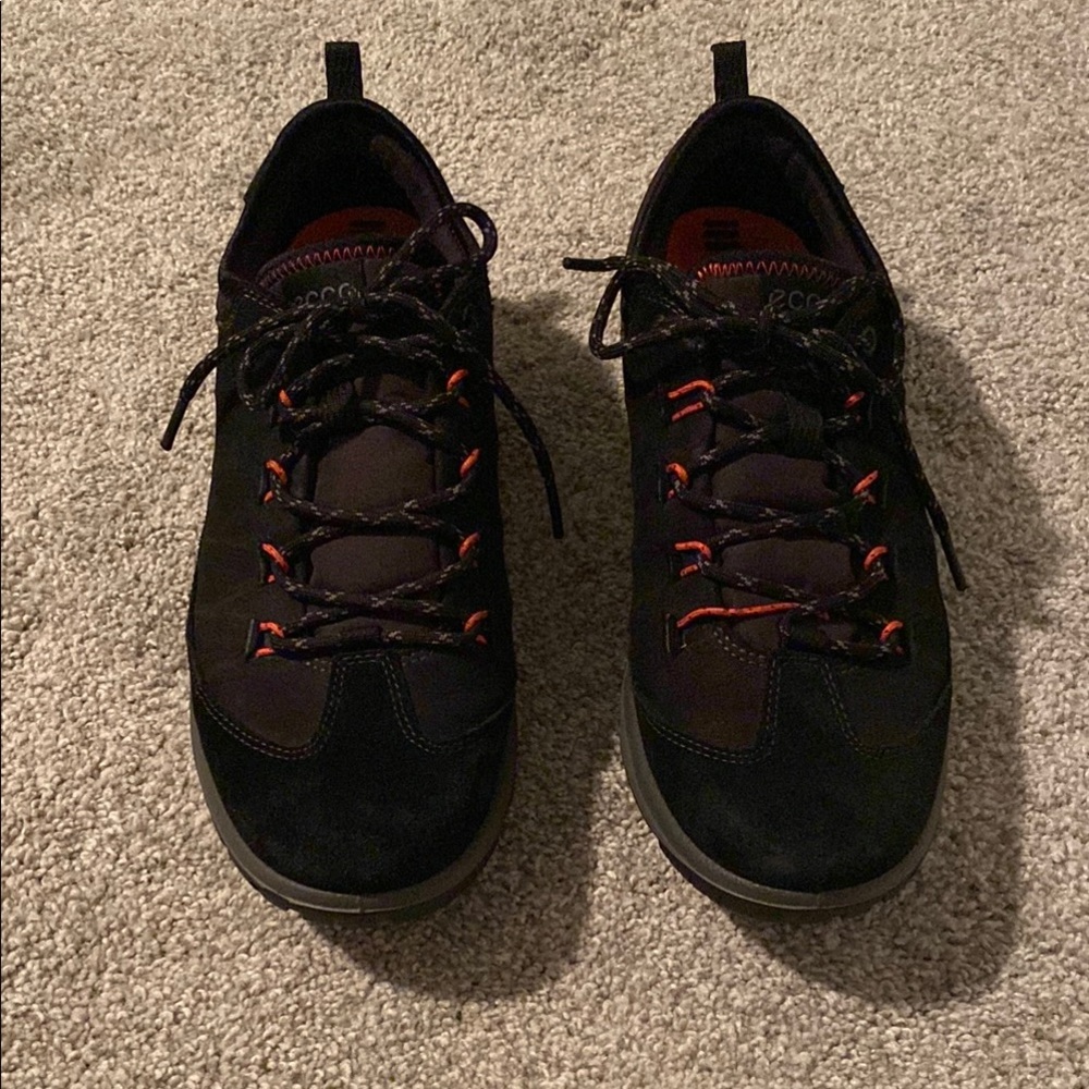ECCO Yak Receptor Lite Tech Women’s Black Goretex Hiking Shoes Size 8 EUR 39